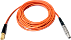 Berg Orange Quality RG174 Ultrasonic Flaw Cable, Lemo 00 to Microdot, 12 ft